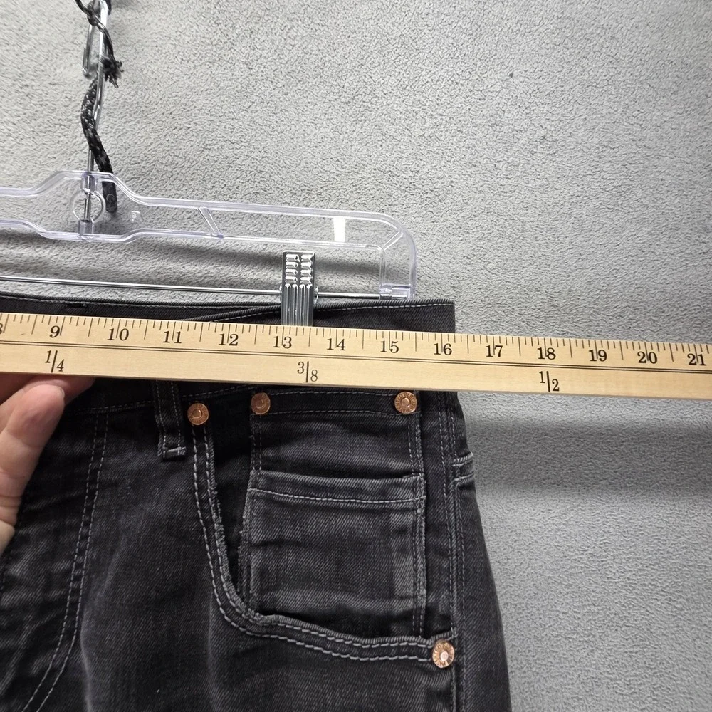 Vintage Levis 511 Jeans Mens 32x34 Black Slim Engineered Flap Pockets Zip Fly